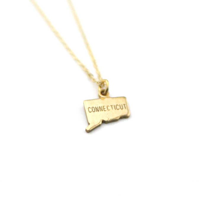 Connecticut - Ketting van de staat snaam voor wholesale door Peachtree Lane Co.