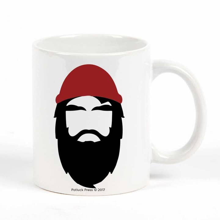 Fear The Beard Mug for wholesale by Potluck Press