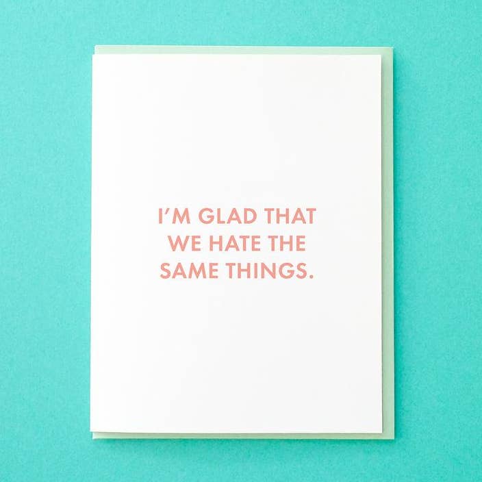 Détestez les mêmes choses pour la vente par Tick Tock Press