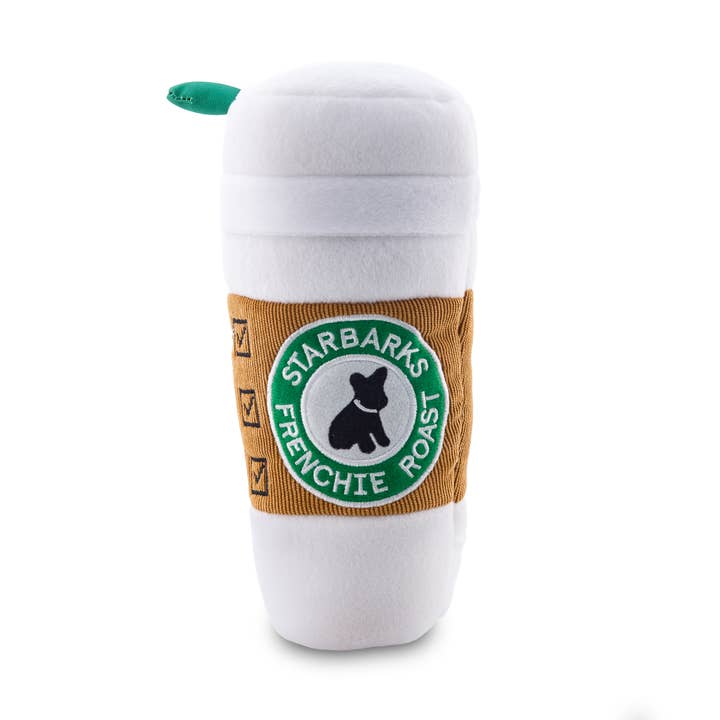 Haute Diggity Dog - Wholesale Pet Squeaky Toy - Dog - Starbarks Coffee Cup W/ Lid Squeaker Dog Toy