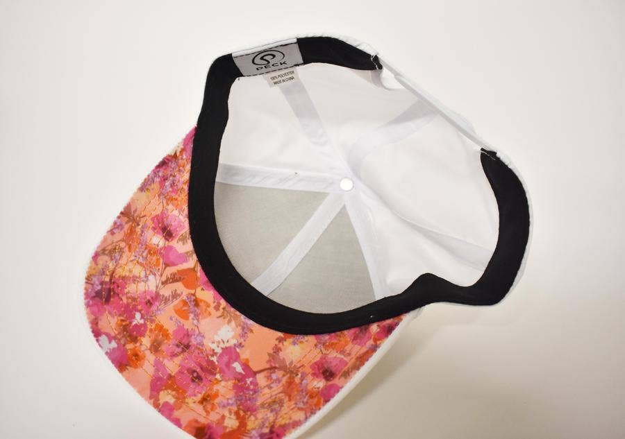 Peck Design Co. - Wholesale Baseball Cap - Women's - White Workout1