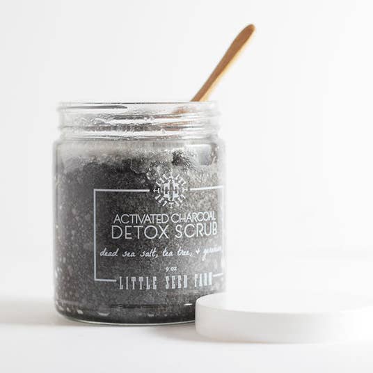 Little Seed Farm - Wholesale Body Scrub/Exfoliant - Activated Charcoal Detox Salt Scrub2