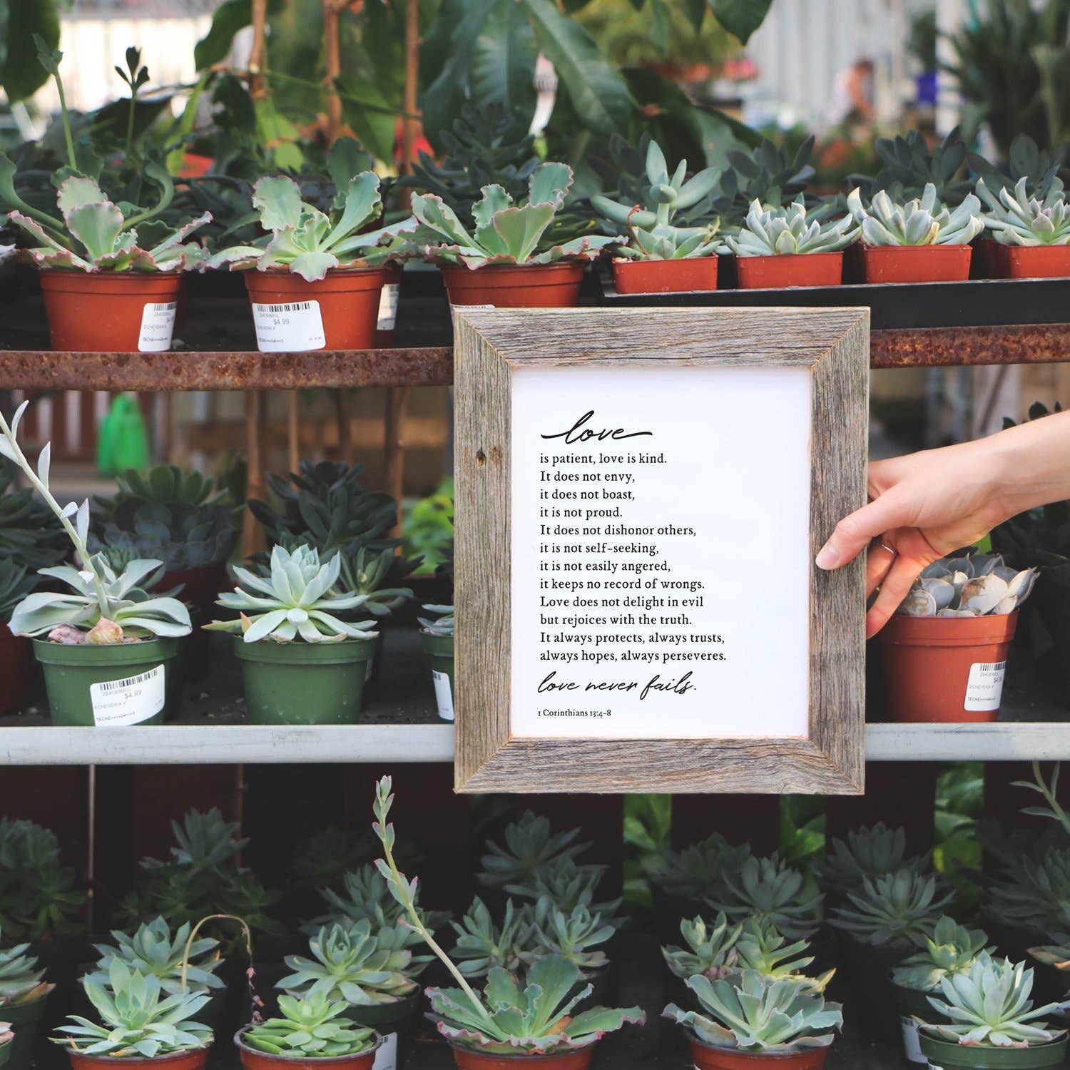 The Anastasia Co - Wholesale Art Print - Love Never Fails Art Print2