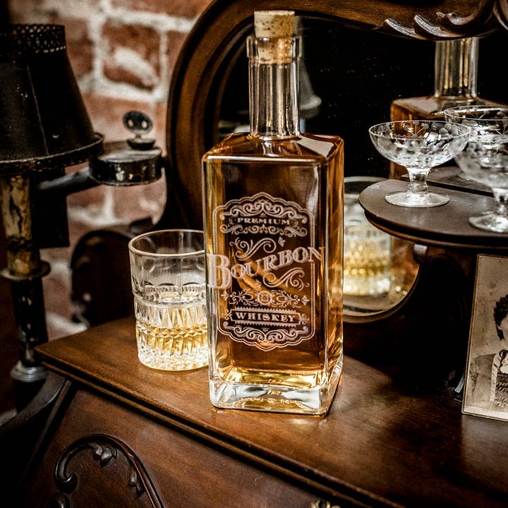 Rec Etch – wholesale Dekanter – Inemperance Flaska - Fyrkantig