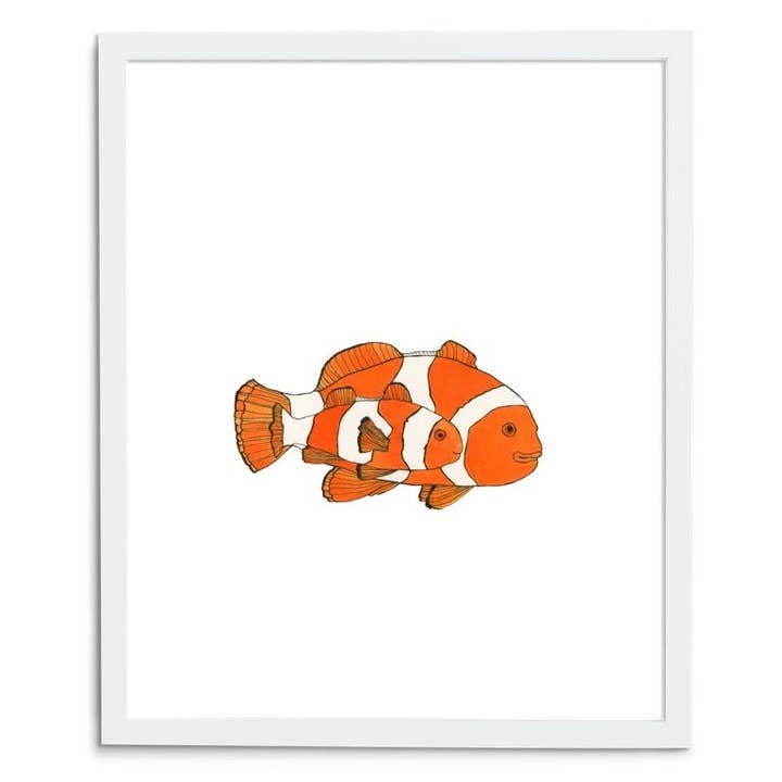 Wee Wild Ones - Wholesale Art Print - 8” x 10” Clownfish Prints1