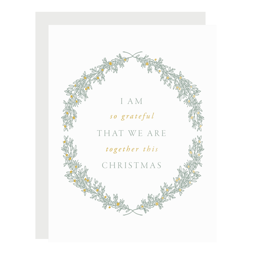 Little Well Paper Co. - Wholesale Christmas Card - Together This Christmas Card0