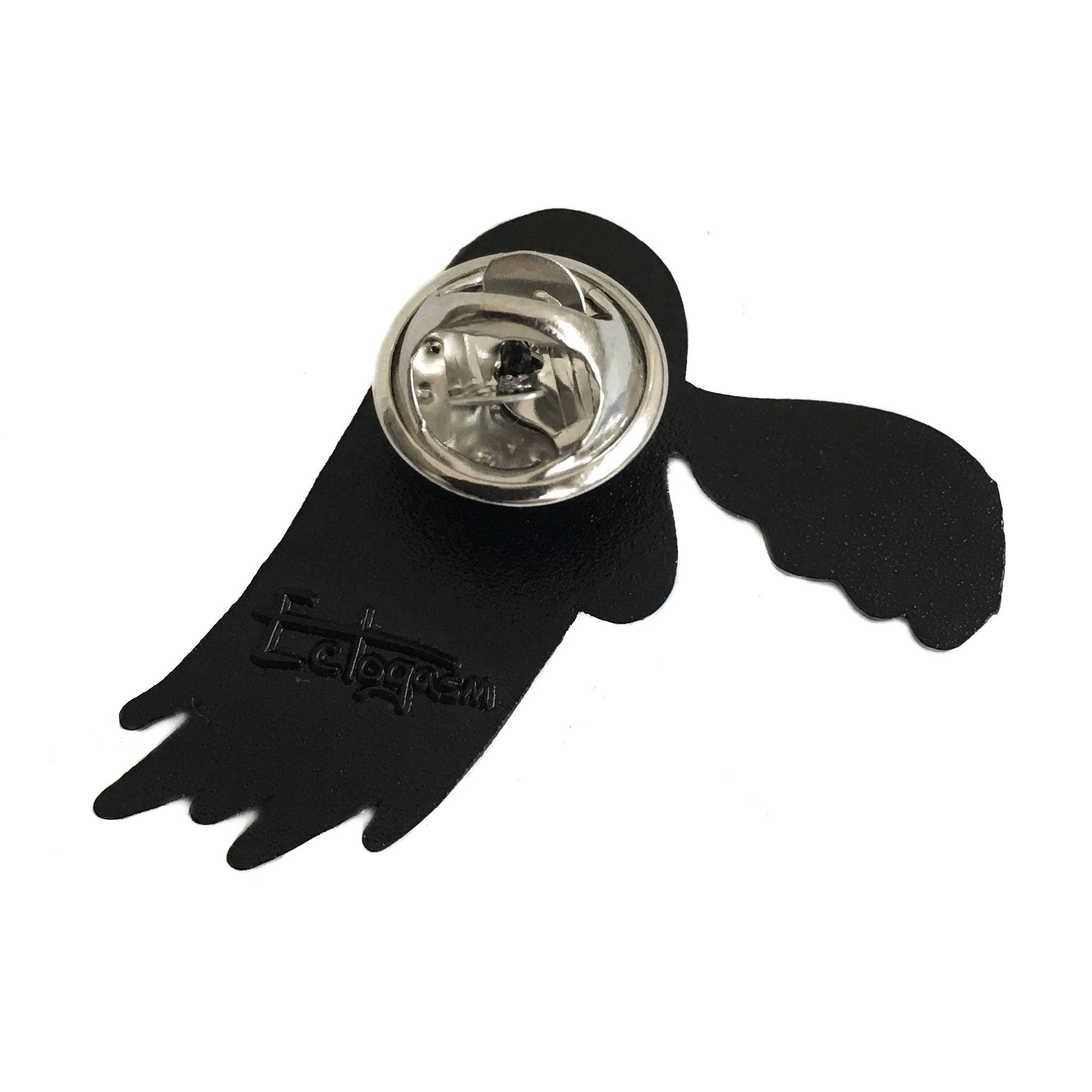 Ectogasm - Wholesale Lapel Pin/Button - "Boobs" Funny Ghost Goth Fashion Halloween Enamel Pin1