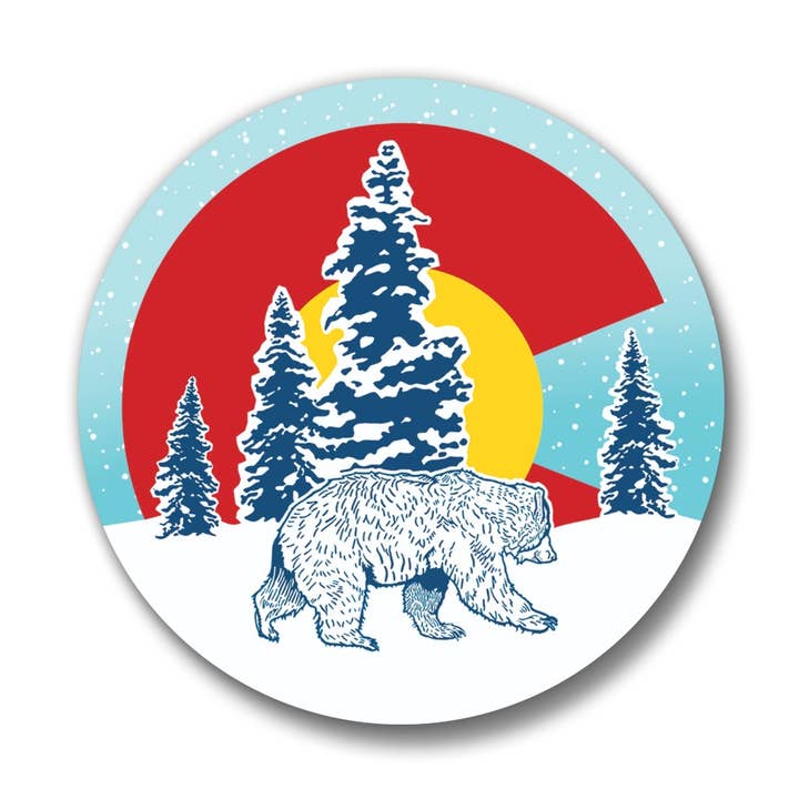 Colorado Button Pin – Soft Matte 1.25" 6pk for wholesale by Two Little Fruits