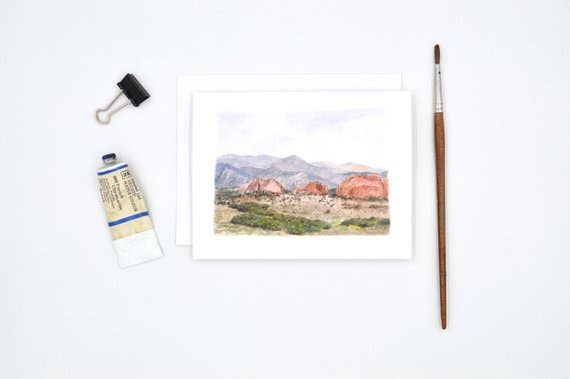 Rachel Alvarez Art - Wholesale Stationery/Notecard Set - Colorado Springs Notecard Set2