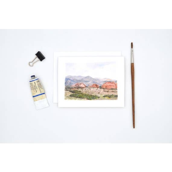 Rachel Alvarez Art - Wholesale Stationery/Notecard Set - Colorado Springs Notecard Set2