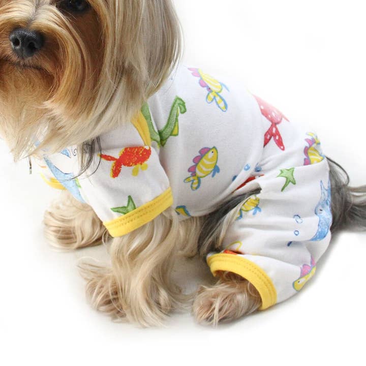 Strik Bomuld Pyjamas med Ocean Pals for engroshandel hos Klippo Pet