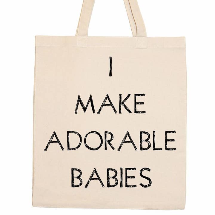 I Make Adorable Babies Tote Bag para venta al por mayor de Quippy Brand