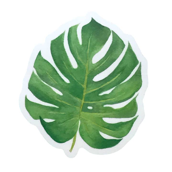 Monstera Vinyl Sticker for wholesale by Good Sheila