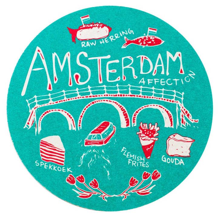 Amsterdam Affectie Coaster voor wholesale door Reyn Paper Co