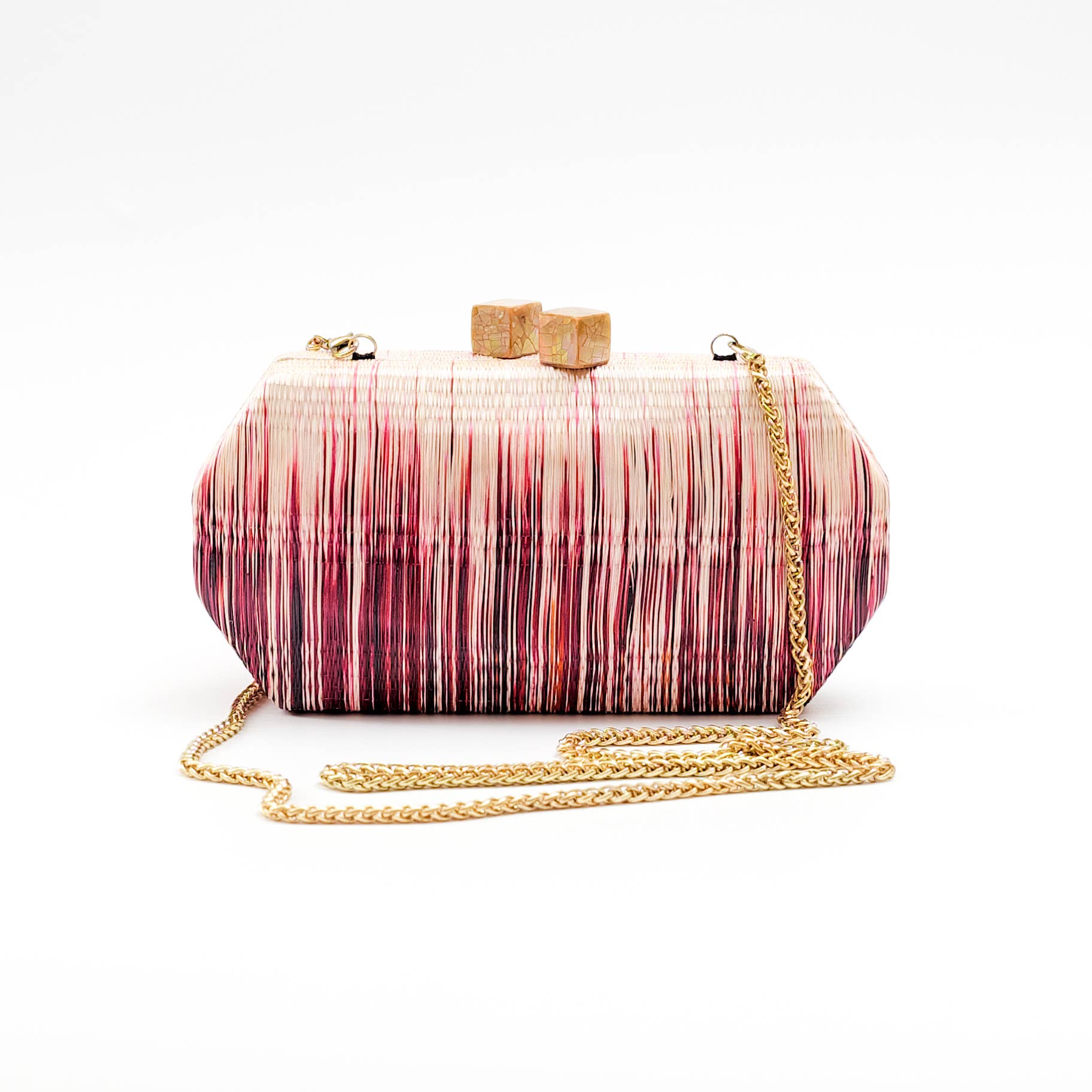 LIKHÂ - Venta al por mayor Bolso de mano - Mujer - Cartera tejida a mano - Sarsuela Limited, vino | LIKHA2