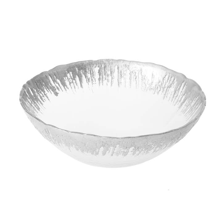 Liten skål Flash Silver Design för wholesale av CLASSIC TOUCH DECOR INC.