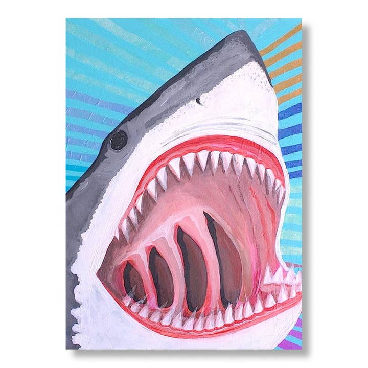 Mangoseed - Wholesale Art Print - Great White Shark Art Print