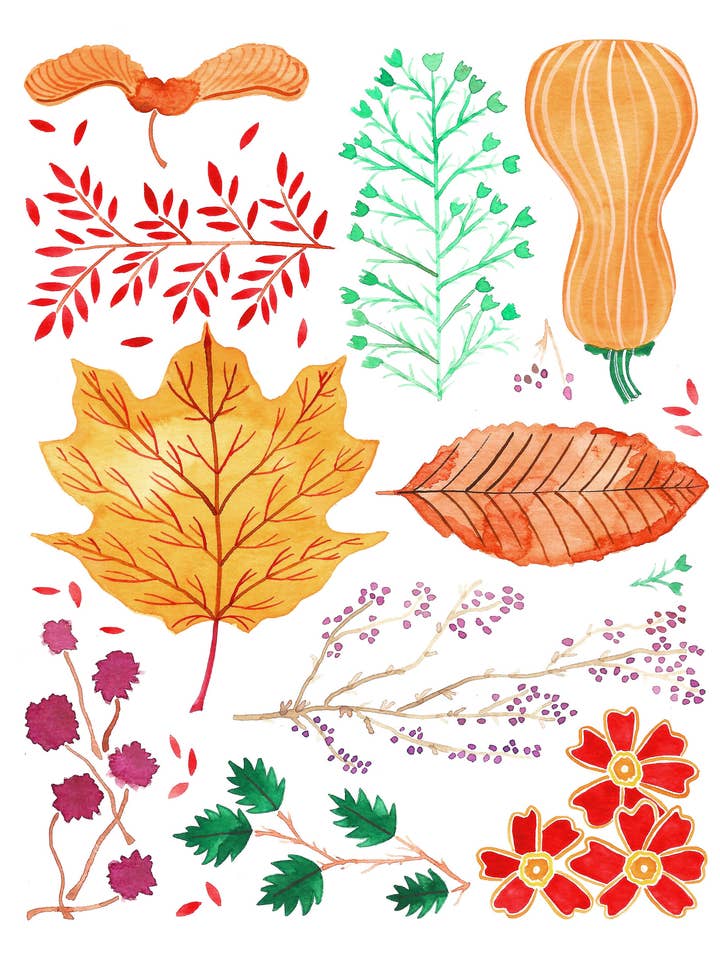 11" x 14" October Nature Art Print Collection for wholesale by Andria Green