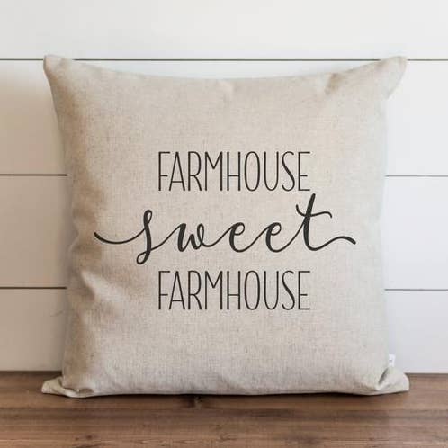 Funda de almohada Farmhouse Sweet Farmhouse para venta al por mayor de Porter Lane Home