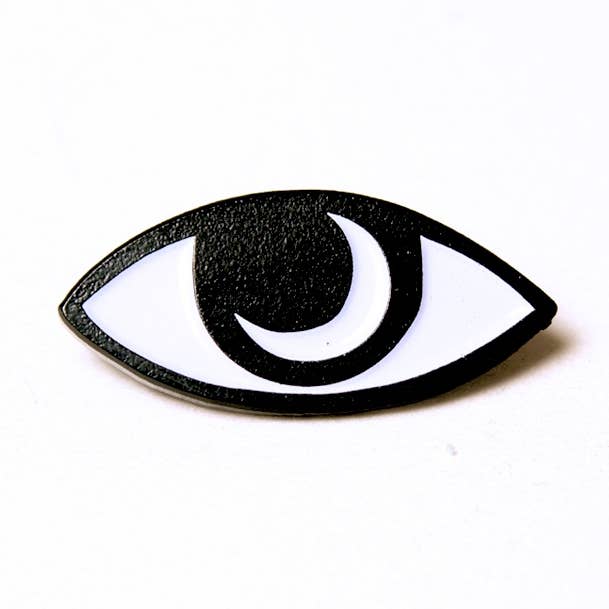 Moon Me Pin (Glow In The Dark) for wholesale by WKNDRS