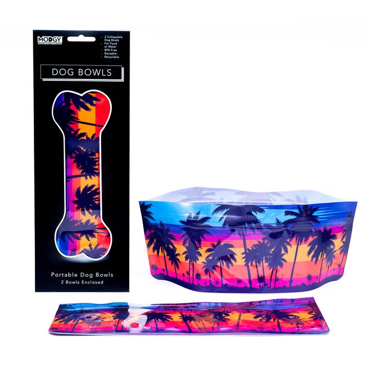 Modgy - Wholesale Pet Bowl - Cat/Dog - Crockett Dog Bowls - Tropical3
