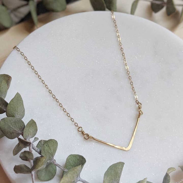 Sternum Gold Fill Necklace for wholesale by Zalias Jewelry