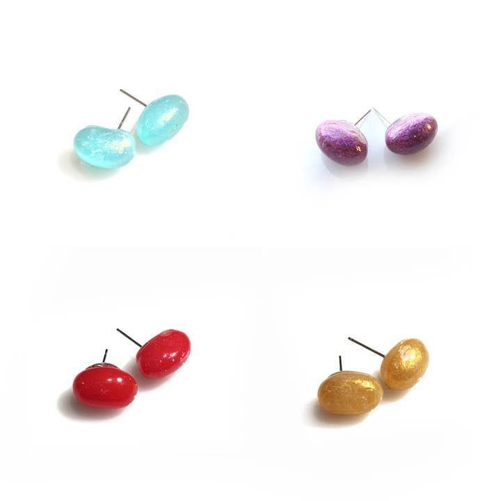 Glitterlimes – wholesale Solitärörhängen – Jelly Beans Örhängen - godis smycken