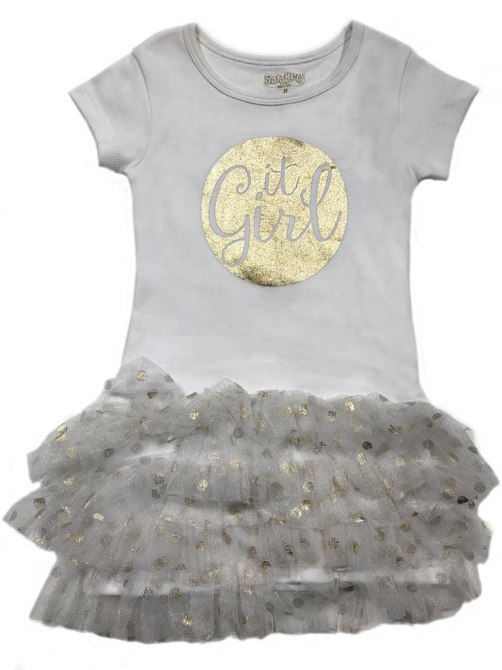 It Girl Tutu Toddler Dress for wholesale by Sara Kety Baby & Kids