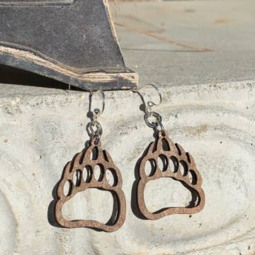Bear Paw Ohrringe für den Großhandel von Green Tree Jewelry