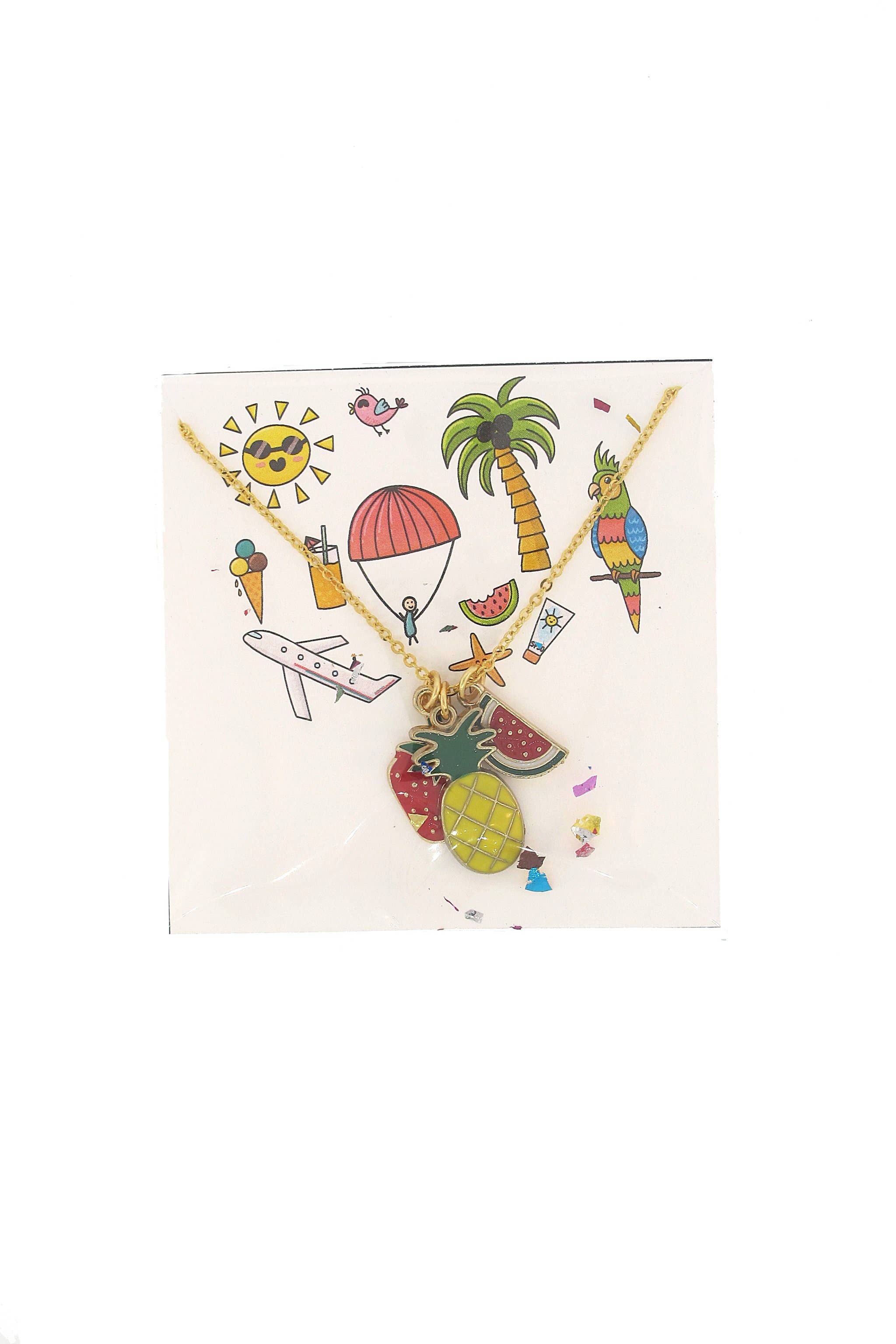 Sadie’s Moon - Wholesale Kids Necklace - Kids - Enamel Tassel, Ice Cream, Donut Kids or Adult Charm Necklace1