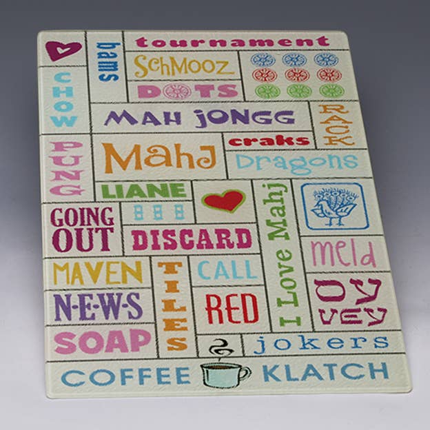Liane Fried Studio - Wholesale Cutting Board - Mah Jongg Cutting Board