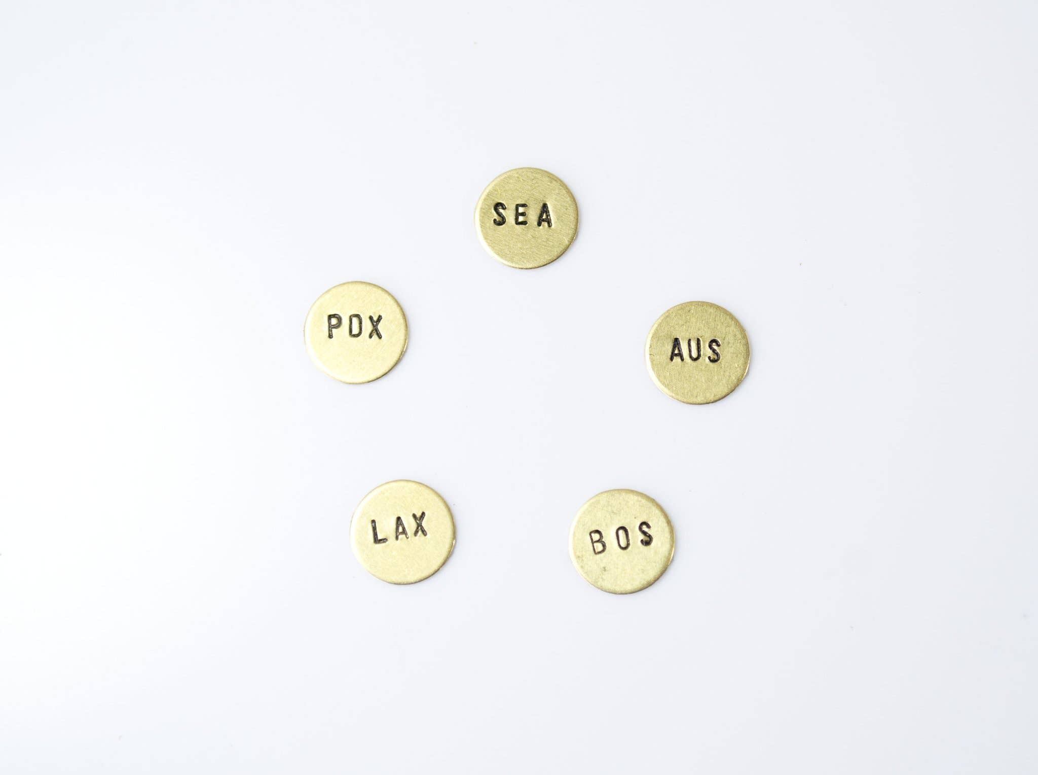 Grey Theory Mill - Wholesale Stud/Post Earrings - Custom Airport Code Earrings – Personalized Gift Jewelry1