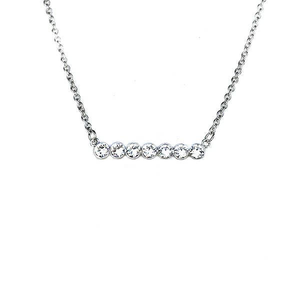 Signature Crystal Bar Necklace for wholesale by Rew Elliott