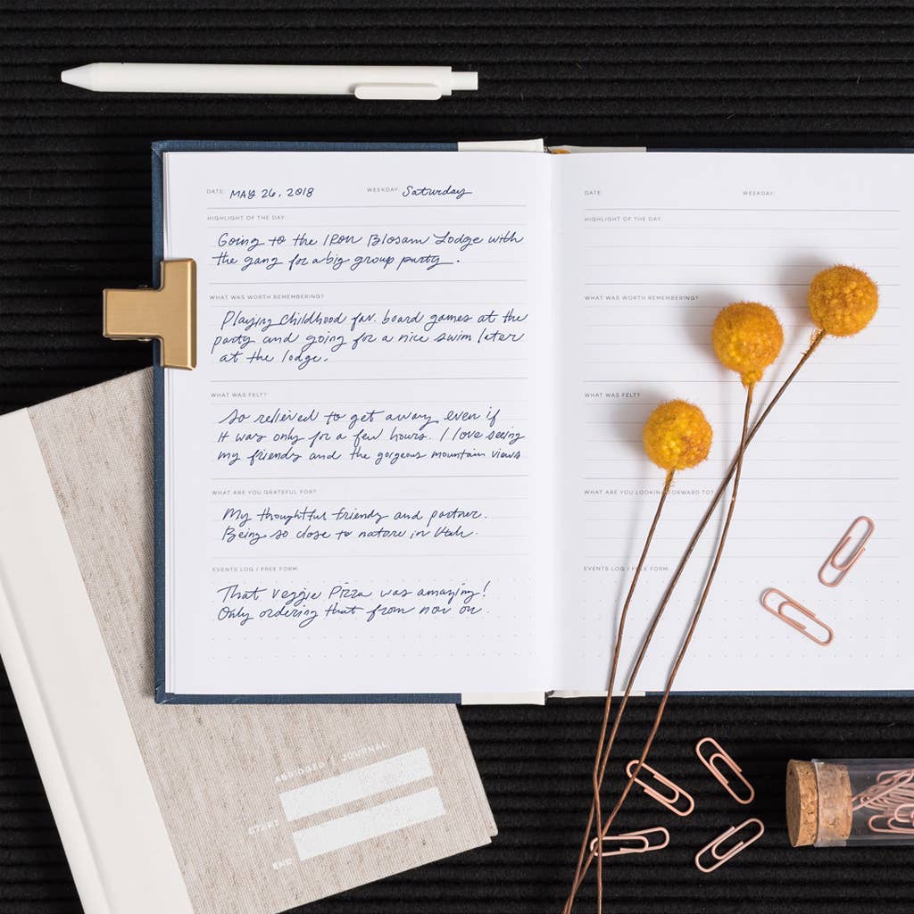 Letterfolk - Wholesale Journal/Diary - Abridged Journal (Navy)1