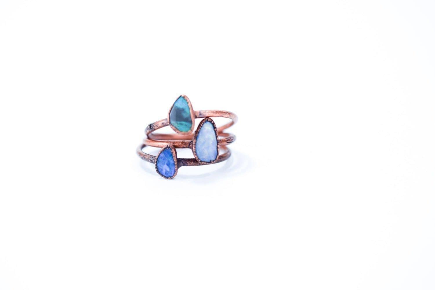 HAWKHOUSE - Wholesale Single Stone/Solitaire Ring - Fiery Opal Ring2