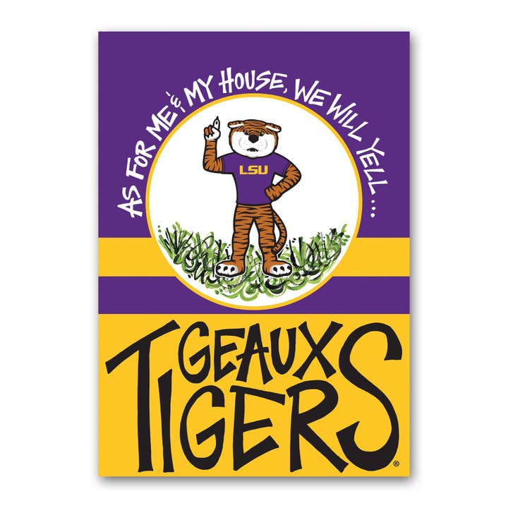 LSU Tigers House flagga för wholesale av MAGNOLIA LANE