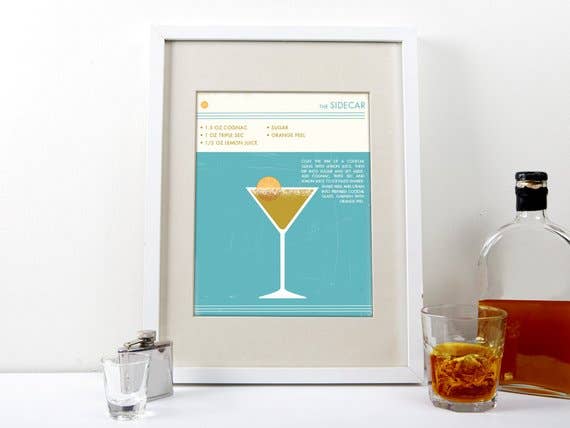 The National Anthem - Wholesale Art Print - 11” x 14” Sidecar Cocktail Art Print1