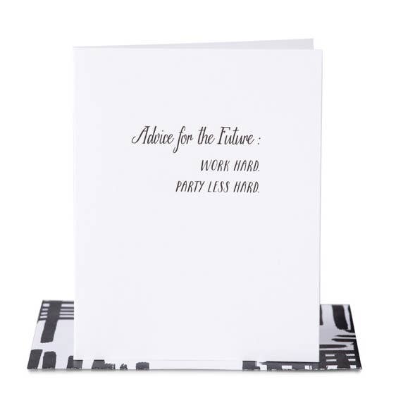 Advice For the Future Graduation Card for wholesale by Paper Epiphanies
