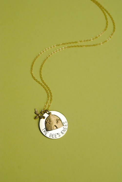 Bang-Up Betty - Wholesale Pendant/Charm Necklace - The Bee`s Knees Necklace1