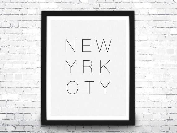 The National Anthem - Wholesale Art Print - 8” x 10” New York City Typography Art Print0
