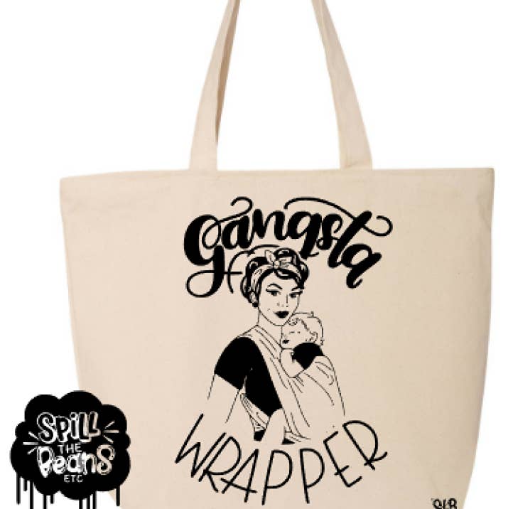 Gangsta Wrapper Canvas väska för wholesale av spillthebeansetc