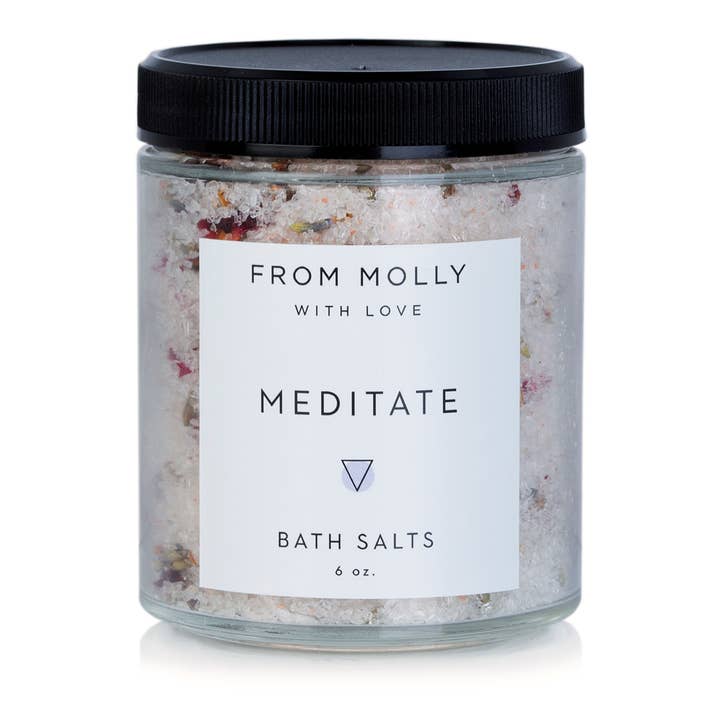 Meditate Bath Salts for wholesale by From Molly With Love