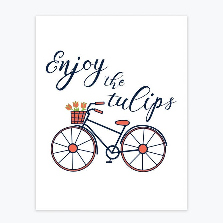 Art Print - Profitez des Tulipes pour la vente par Tandem For Two