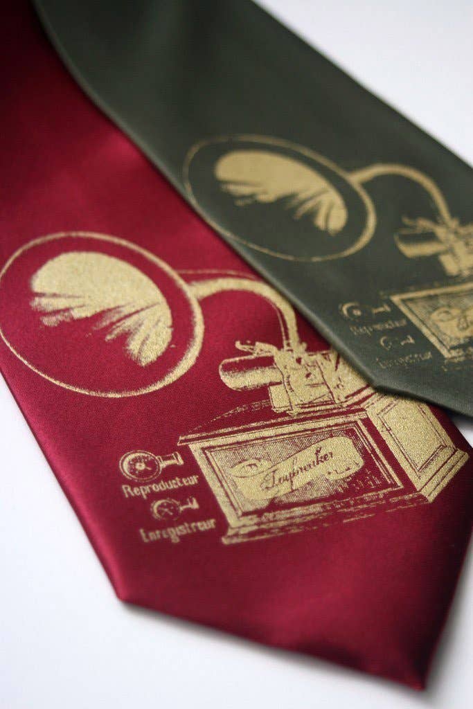 Cyberoptix Tie Lab - Wholesale Necktie - Men's - Phonograph Microfiber Necktie3