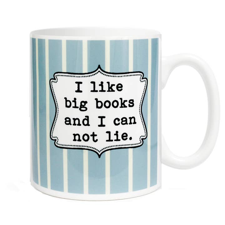 I Like Big Books and I Can Not Lie Coffee or Tea Mug for wholesale by Fly Paper Products