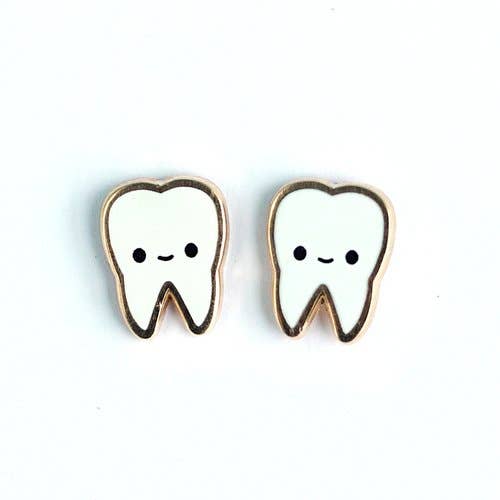 LuxCups Creative - Wholesale Stud/Post Earrings - Teeth Earrings
