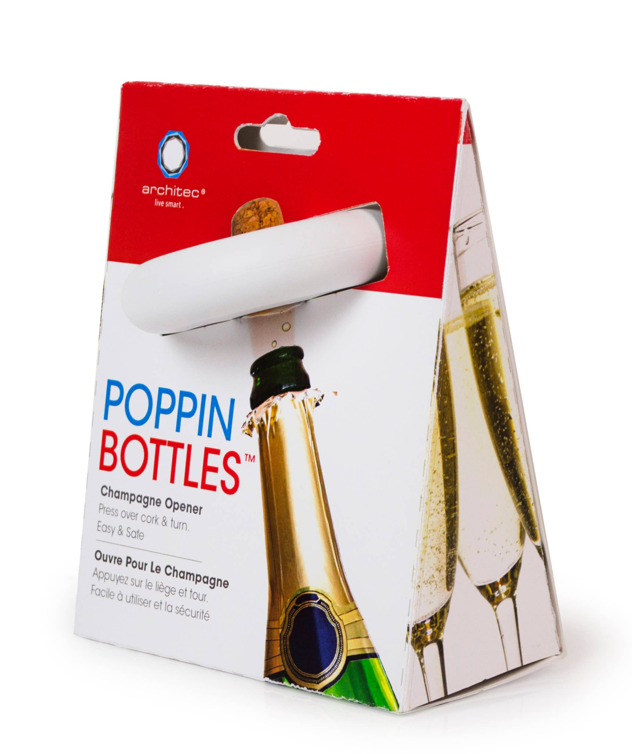 Bradshaw International, Inc. - Architec - Wholesale Bottle/Wine Opener - Architec® PoppinBottles™ Champagne Opener1