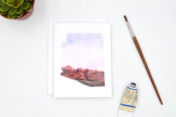 Rachel Alvarez Art - Wholesale Stationery/Notecard Set - Arizona Watercolor Notecard Set2