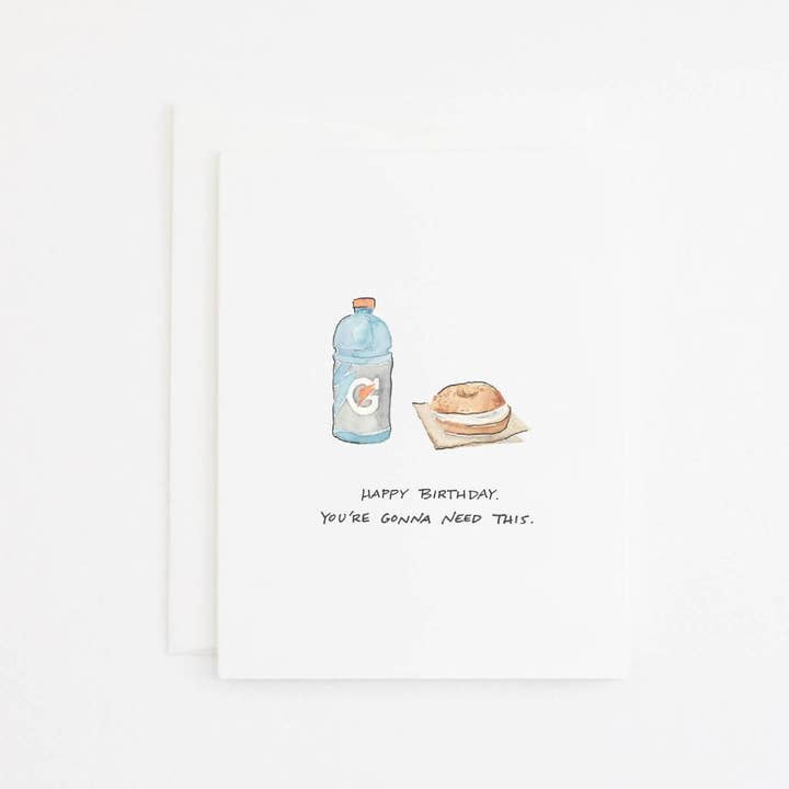 Birthday Survival Card for wholesale by Party Sally