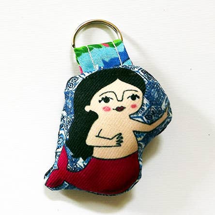 Mermaid keychain, Mexican lottery for wholesale by Chunchitos